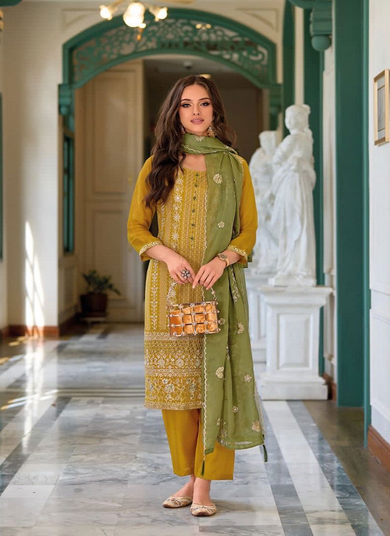Zaveri Hasrat Wedding Wear Readymade Suits Catalog